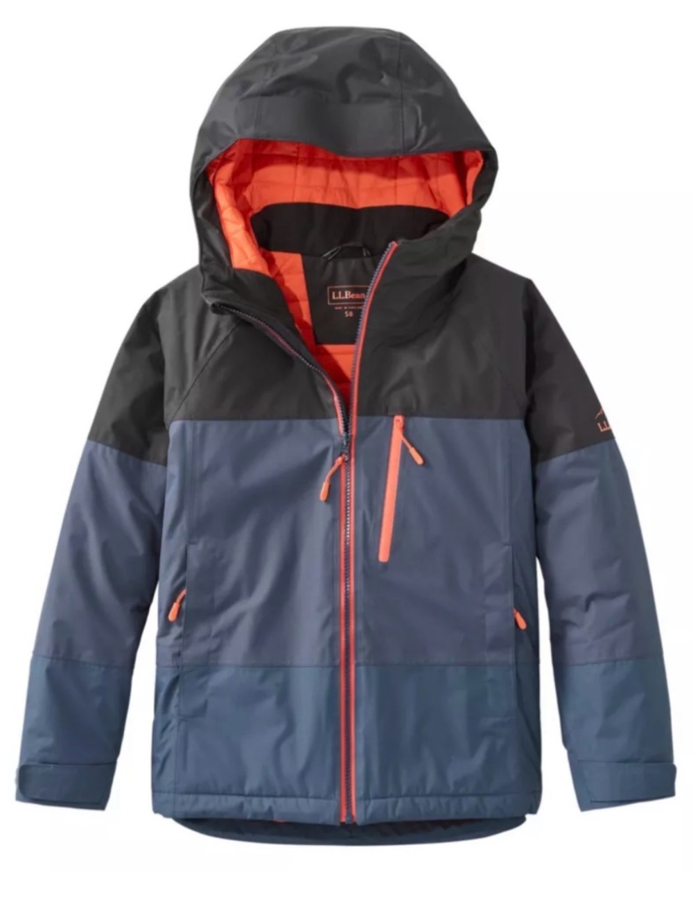 L.L. Bean Kids' Wildcat Waterproof Ski Jacket like new, boys M 10-12